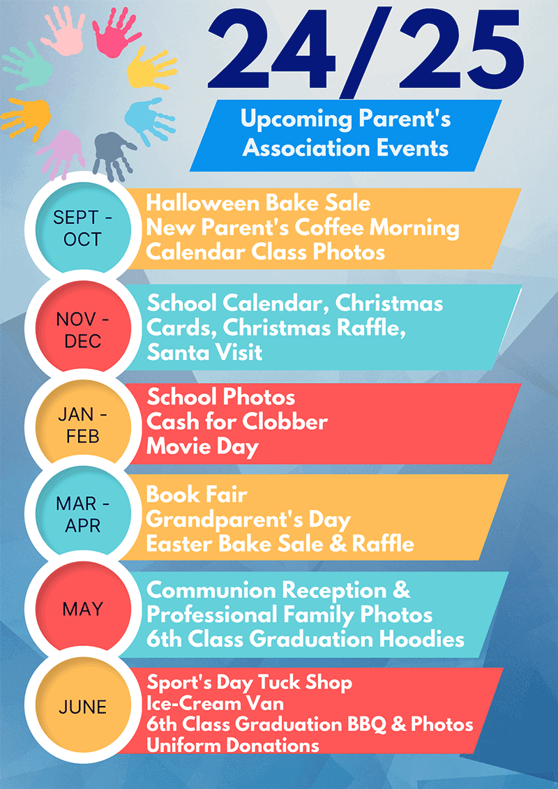 Parents Association Upcoming Events